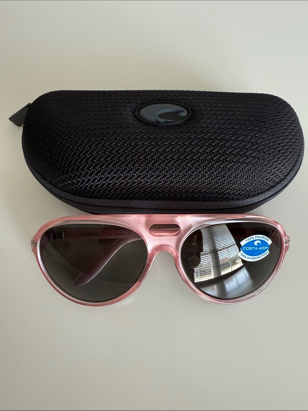 NEW Costa Del Mar Grand Catalina Aviator Polarized Sunglasses 400P Pink 079